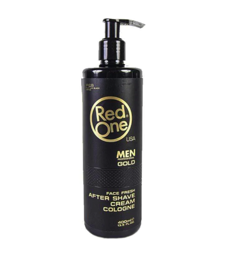 RedOne Face Fresh After Shave Cream Cologne 13.5 oz / 400 ml - Gold