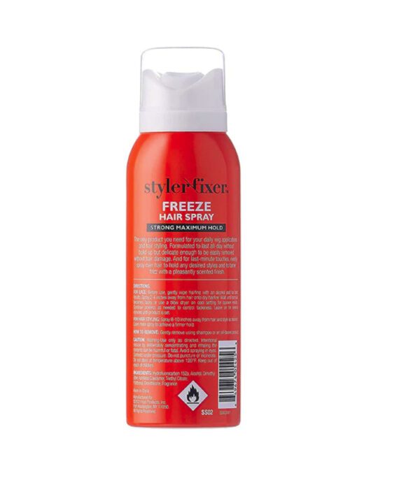 IdealBarberSupply | Red by Kiss Small Styler Fixer Freeze Hair Spray – Strong Maximum Hold 2.1oz
