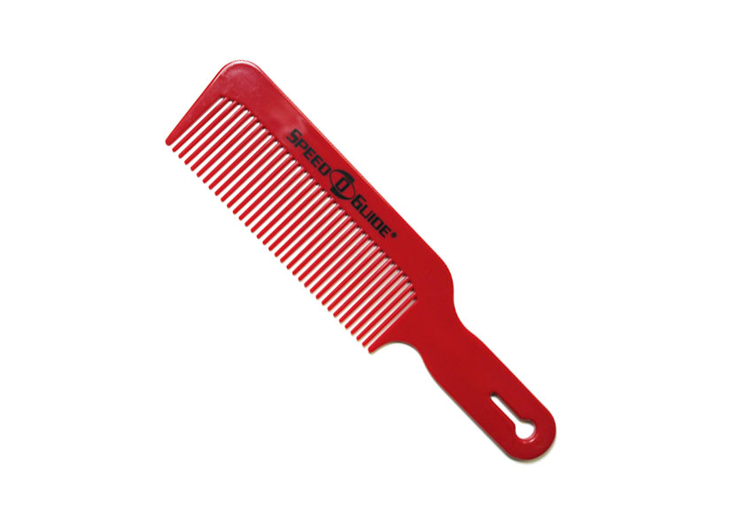 Speed 0 Guide red styling flat top comb