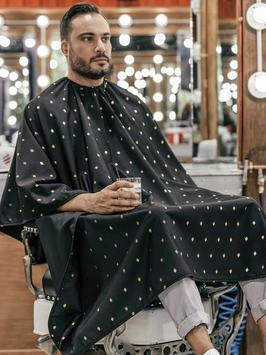 Barber Strong barber Cape 24k - black gold