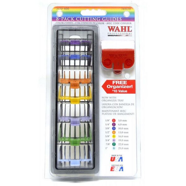 Wahl 8-Pack Colored Comb Guides #3170-400