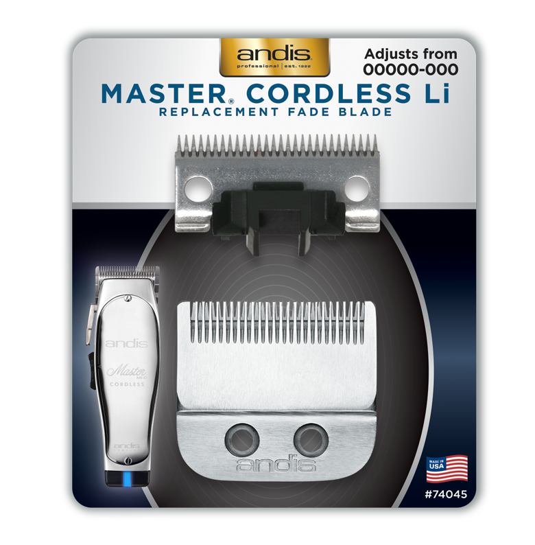 Andis Master Cordless Li Replacement fade Blade #74045