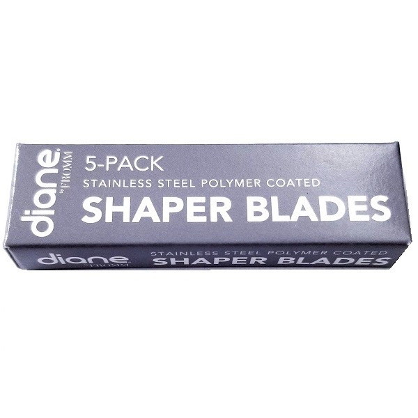 Diane Stainless Steel Polymer Coated Shaper Blades 5 Pack