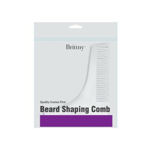 brittny white beard shaping comb