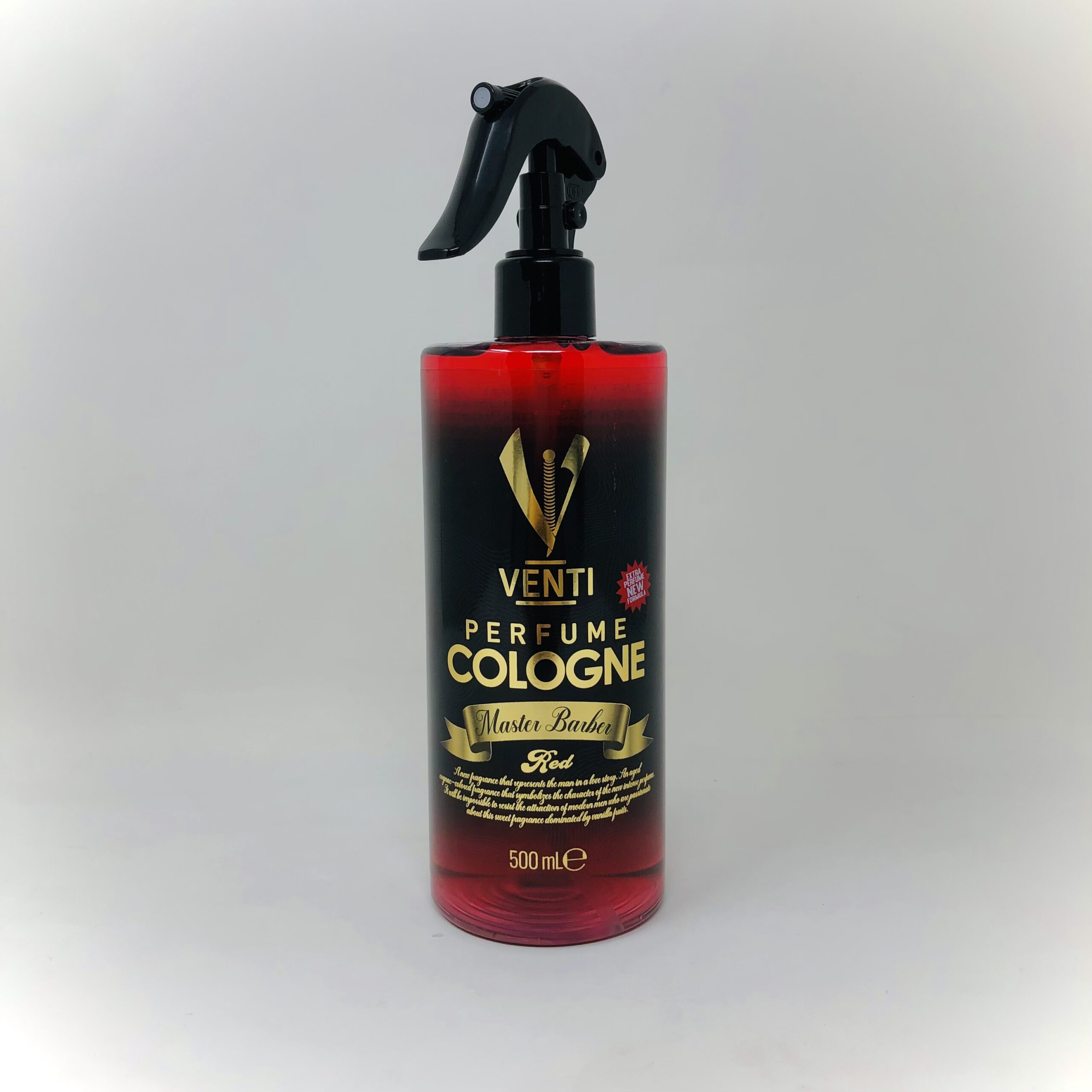 Venti Aftershave Cologne Master Barber 16.9 fl oz RED