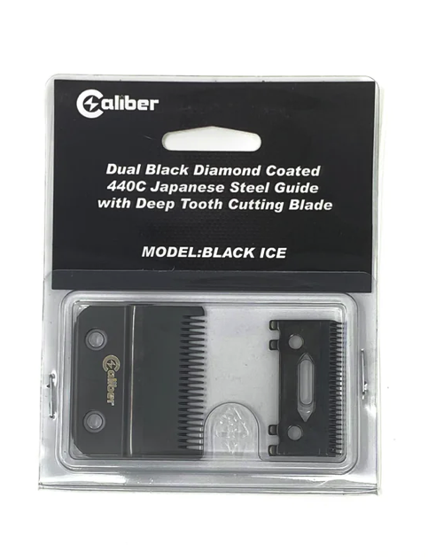CALIBER Replacement Black Ice Dual DLC Deep Tooth Blades