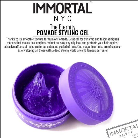 Immortal NYC ''The Eternity'' Pomade Styling Gel- Purple