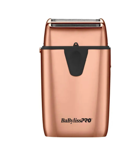 BaBylissPRO UV-Disinfecting Rose Gold Double-Foil Shaver- kills 99.9% of bacteria - FXLFS2RG