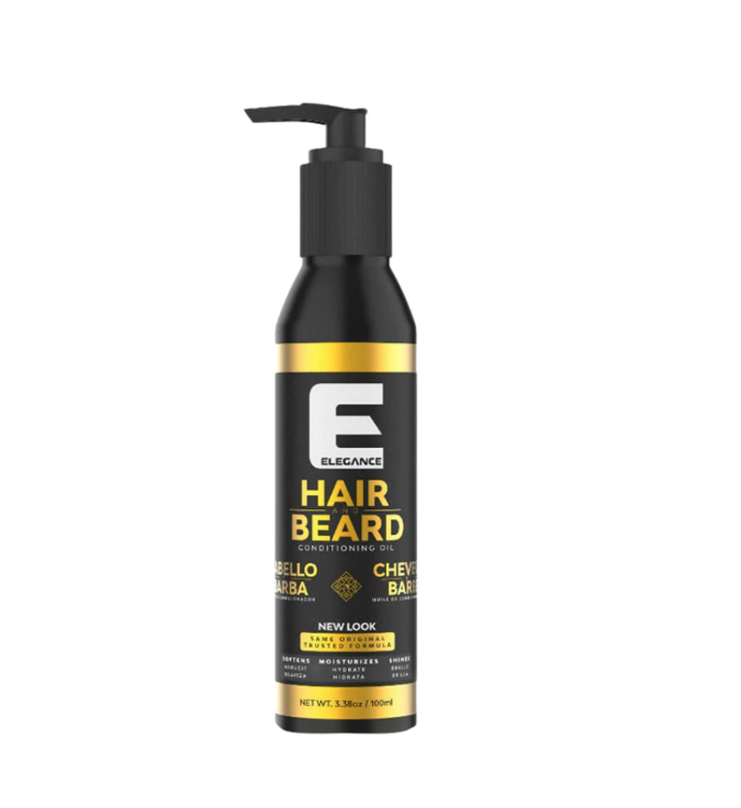Elegance Hair and Beard Hydrating Oil 3.3oz/100ml
