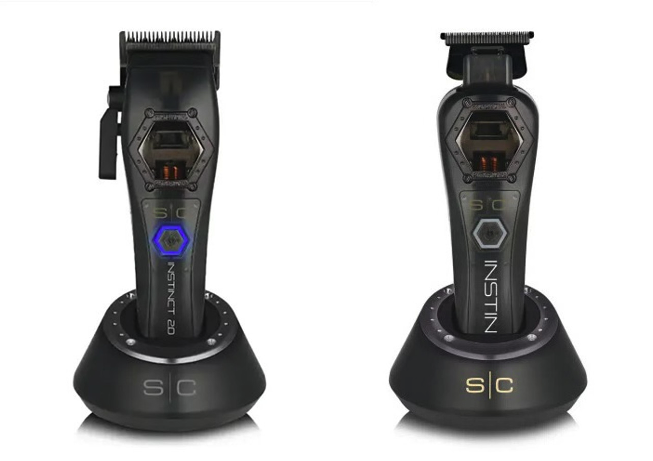StyleCraft S|C Instinct Metal Edition Vector Motor Cordless Clipper & Trimmer Combo - With Torque Control