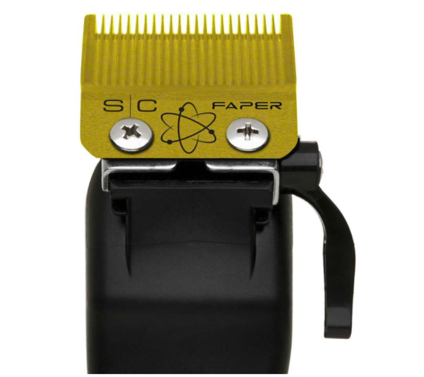 StyleCraft S|C REPLACEMENT FIXED GOLD FAPER CLIPPER BLADE WITH GOLD MOVING SLIM DEEP TOOTH CUTTER SET #SC525G