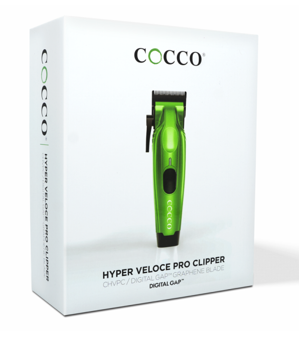 Cocco Hyper Veloce Professional Brushless High Torque Cordless Clipper - Green