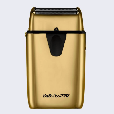 BaBylissPRO UV-Disinfecting Gold Double-Foil Shaver- kills 99.9% of bacteria – FXLFS2G