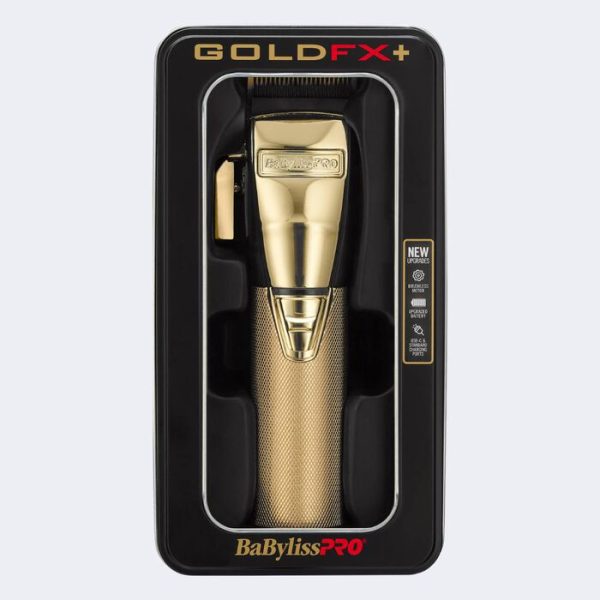 BABYLISSPRO® GOLDFX+ ALL-METAL LITHIUM CLIPPER FX870NG