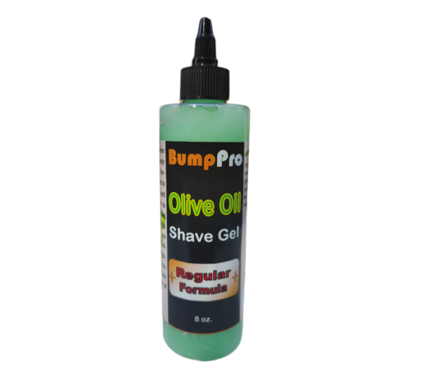 BumpPro OLIVE OIL SHAVE GEL (REGULAR FORMULA) -- 8 OZ.