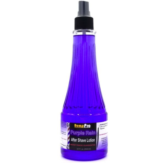 BumpPro PURPLE RAIN AFTERSHAVE LOTION -- 12 OZ.