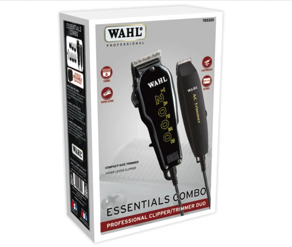 Wahl Professional Essentials Combo -Taper 2000 Clipper and AC Trimmer