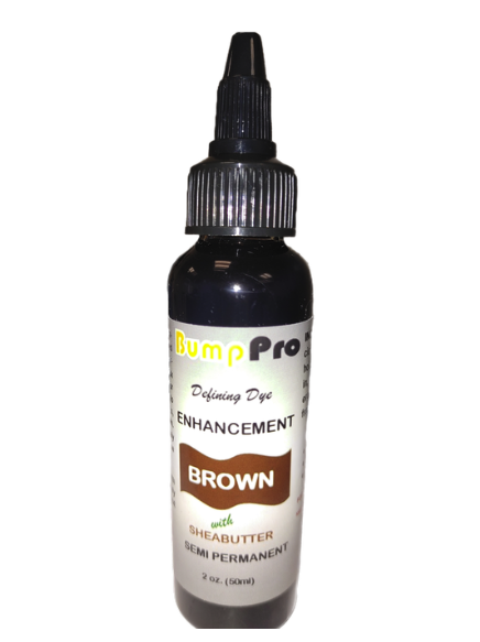 BumpPro Defining Hair Dye -- BROWN For Portable Air Compressors 2oz.