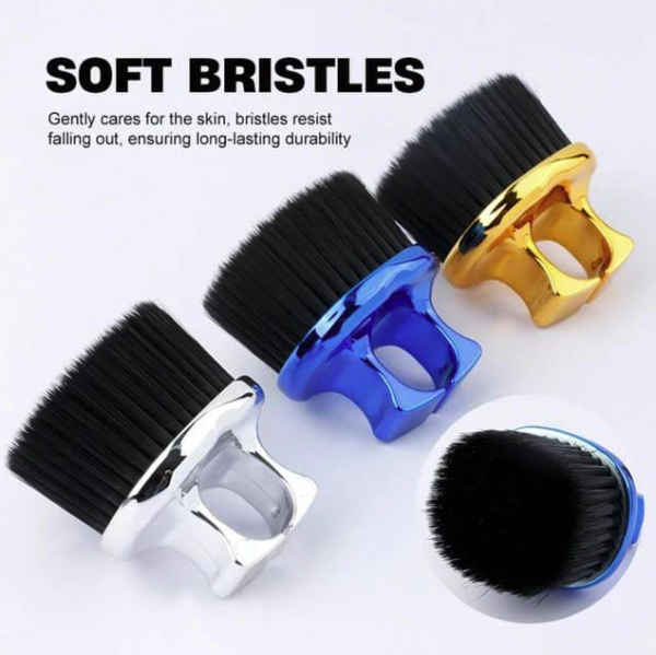 Beard Styling Tool Knuckle Brush Broken Ring Hair Barber Portable Nylon - 3 colors available