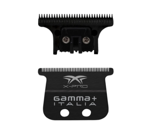 GAMMA+ Replacement Fixed Black Diamond X-Pro Wide Fixed Blade with Black DLC "The One" Cutter Trimmer Blade Set - GP536B