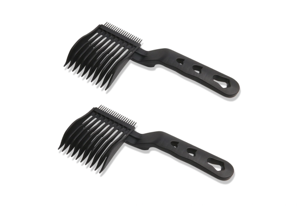 2 Pieces Barber Fade Combs, Professional Hair Cutting Comb Heat Resistant FlatTop Comb 