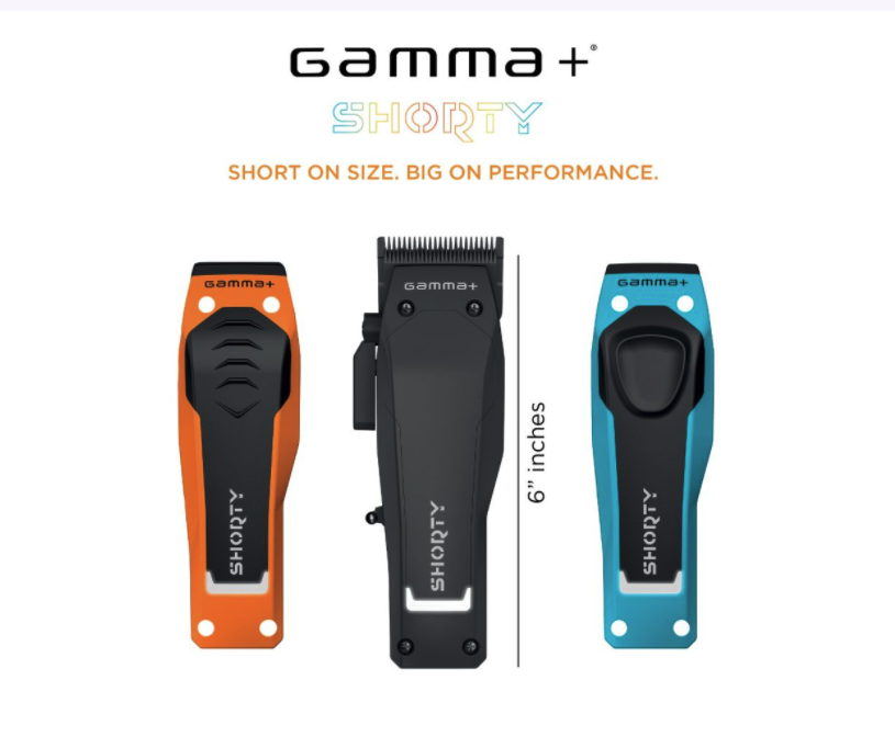 Gamma+ Shorty Clipper - Professional Cordless Hair Clipper with EON Digital Motor - GP605M