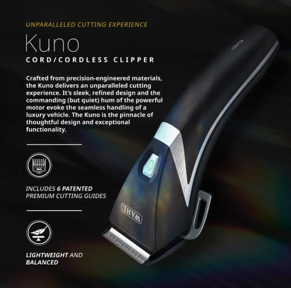 Wahl Kuno Cordless Clipper - Premium Hair Clipper