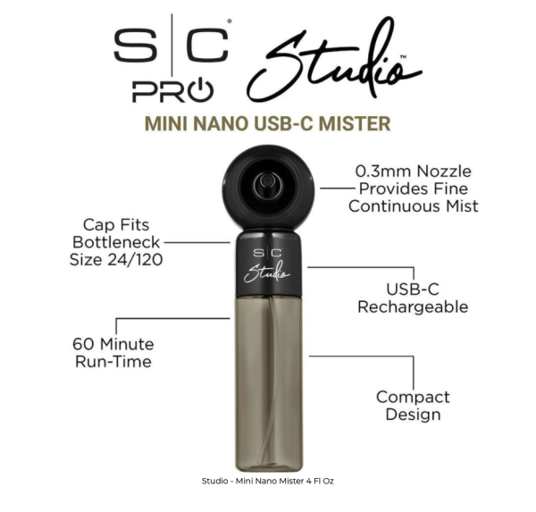 STYLECRAFT PROFESSIONAL STUDIO - MINI NANO MISTER 4 FL OZ