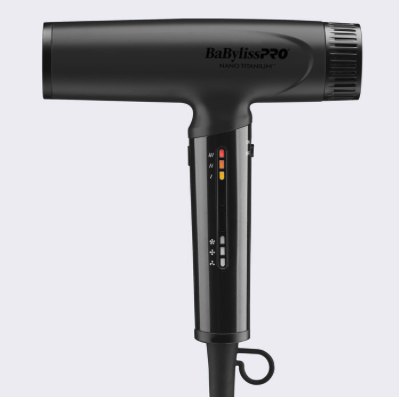 BaBylissPRO® Nano Titanium™ Matte Black Light Ionic High-Speed Dryer - BNTC9200MB