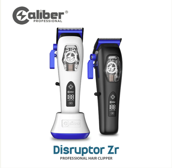 Caliber Disruptor ZR Vector Motor Digital Display Professional Clipper un-cl-dis-wh2