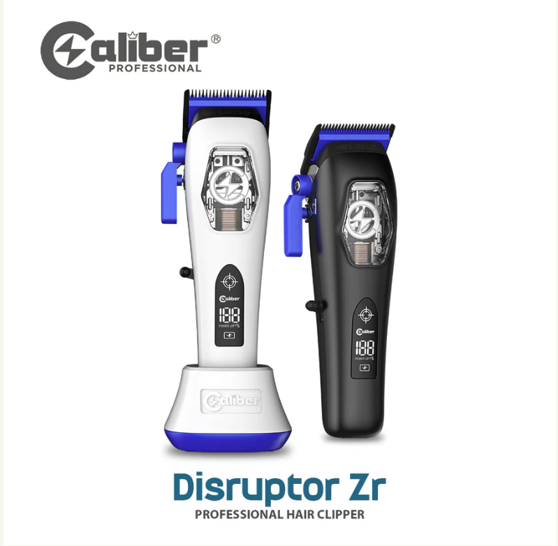Caliber Disruptor ZR Vector Motor Digital Display Professional Clipper un-cl-dis-wh2