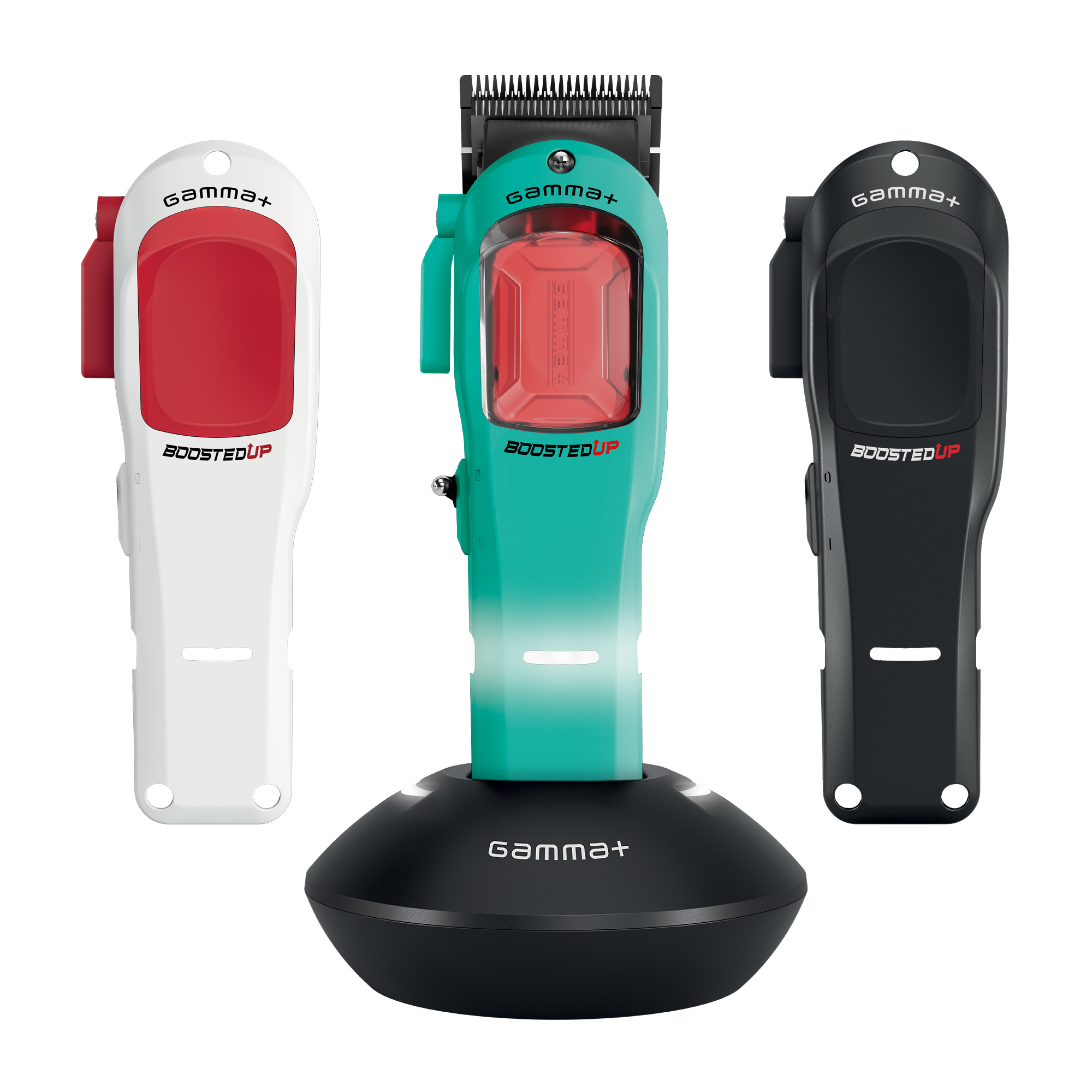 Gamma+ Boosted Up Clipper - Professional Cordless Modular Hair Clipper with Super-Torque Rotary Motor GP601M
