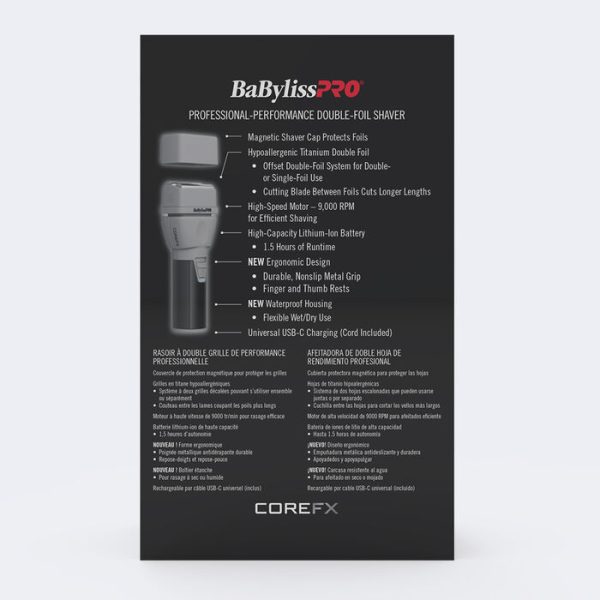 BaBylissPRO COREFX Shaver FX75SF