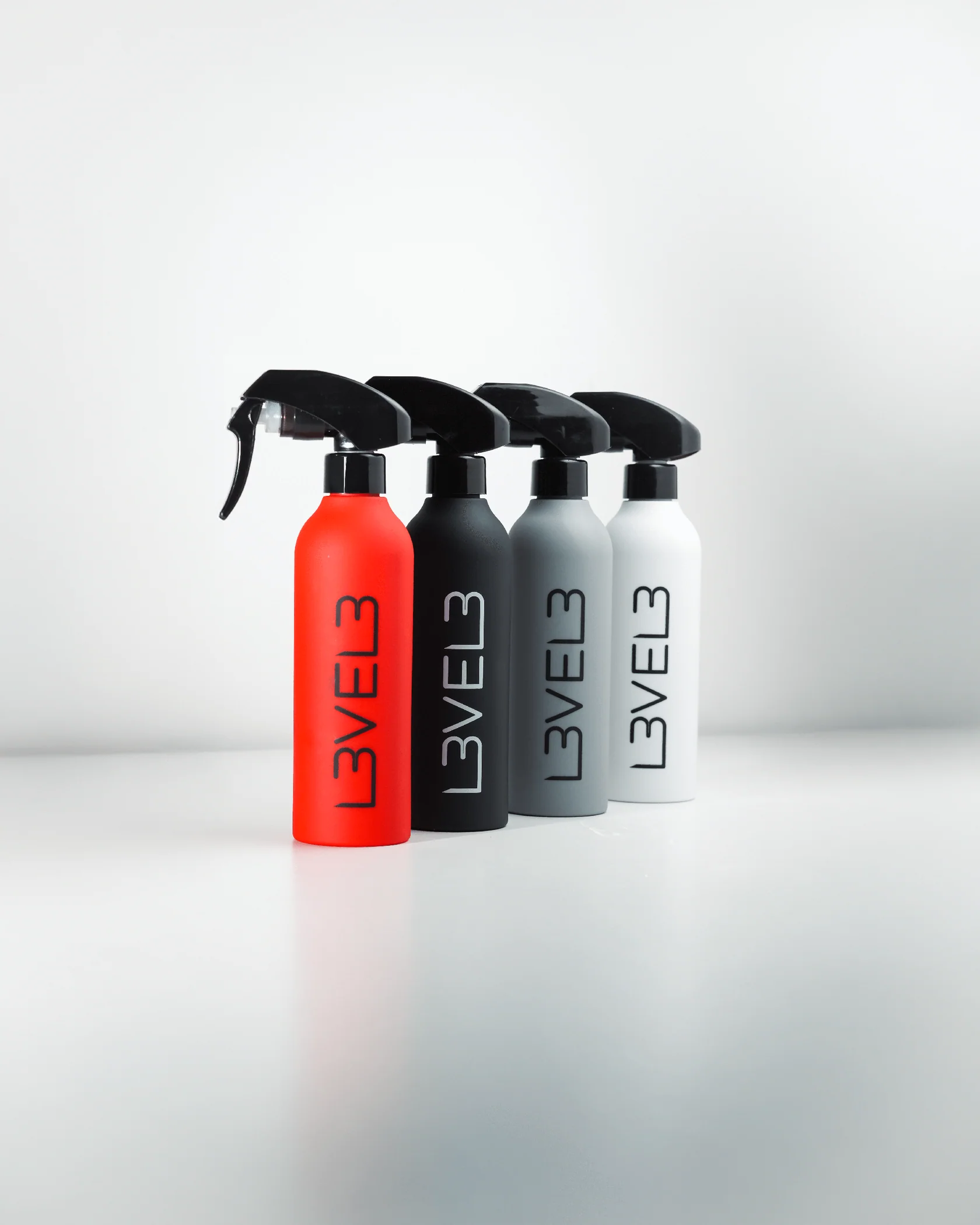 L3VEL3™ Rubberized Spray Bottle - 4 available colors