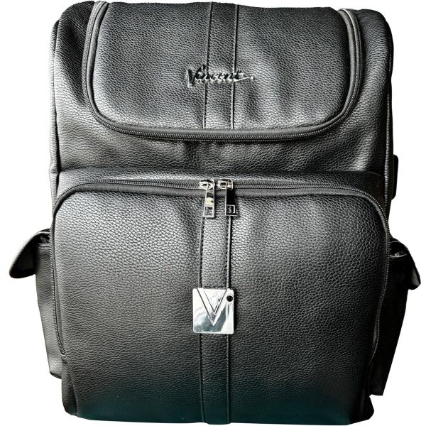 Vincent Leather Barber Bag – Black VT10306