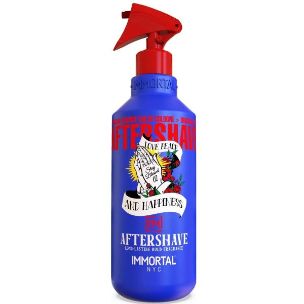 Immortal NYC Love Peace and Happiness Stay Blessed Aftershave 02 16.9 oz