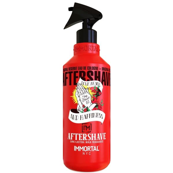Immortal NYC Love Peace and Happiness Stay Blessed Aftershave 03 16.9 oz