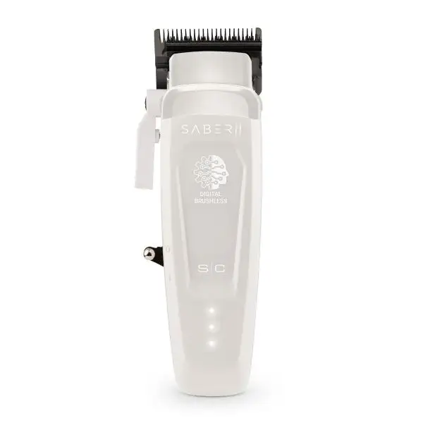 STYLECRAFT SABER 2 PROFESSIONAL HAIR CLIPPER WITH EON DIGITAL BRUSHLESS MOTOR WHITE - SC619W