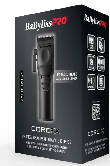 BaBylissPRO® COREFX Clipper (Limited Edition Matte Black) FX86MB