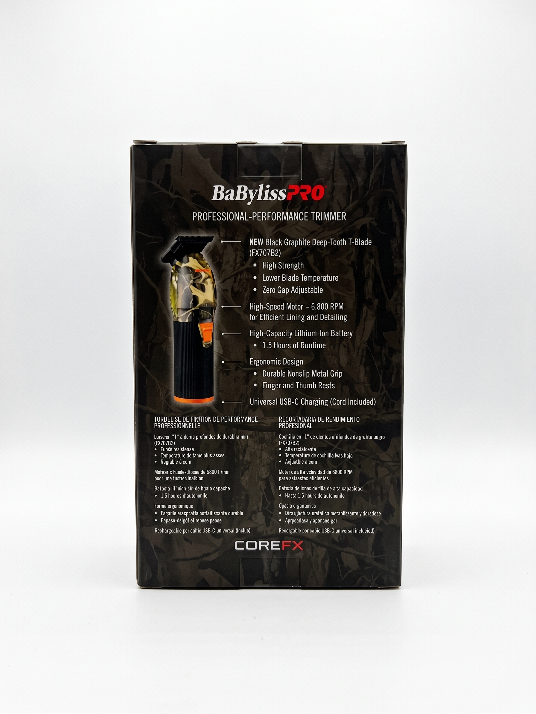 BaBylissPRO® COREFX Professional Trimmer Camo (FX76CAM)