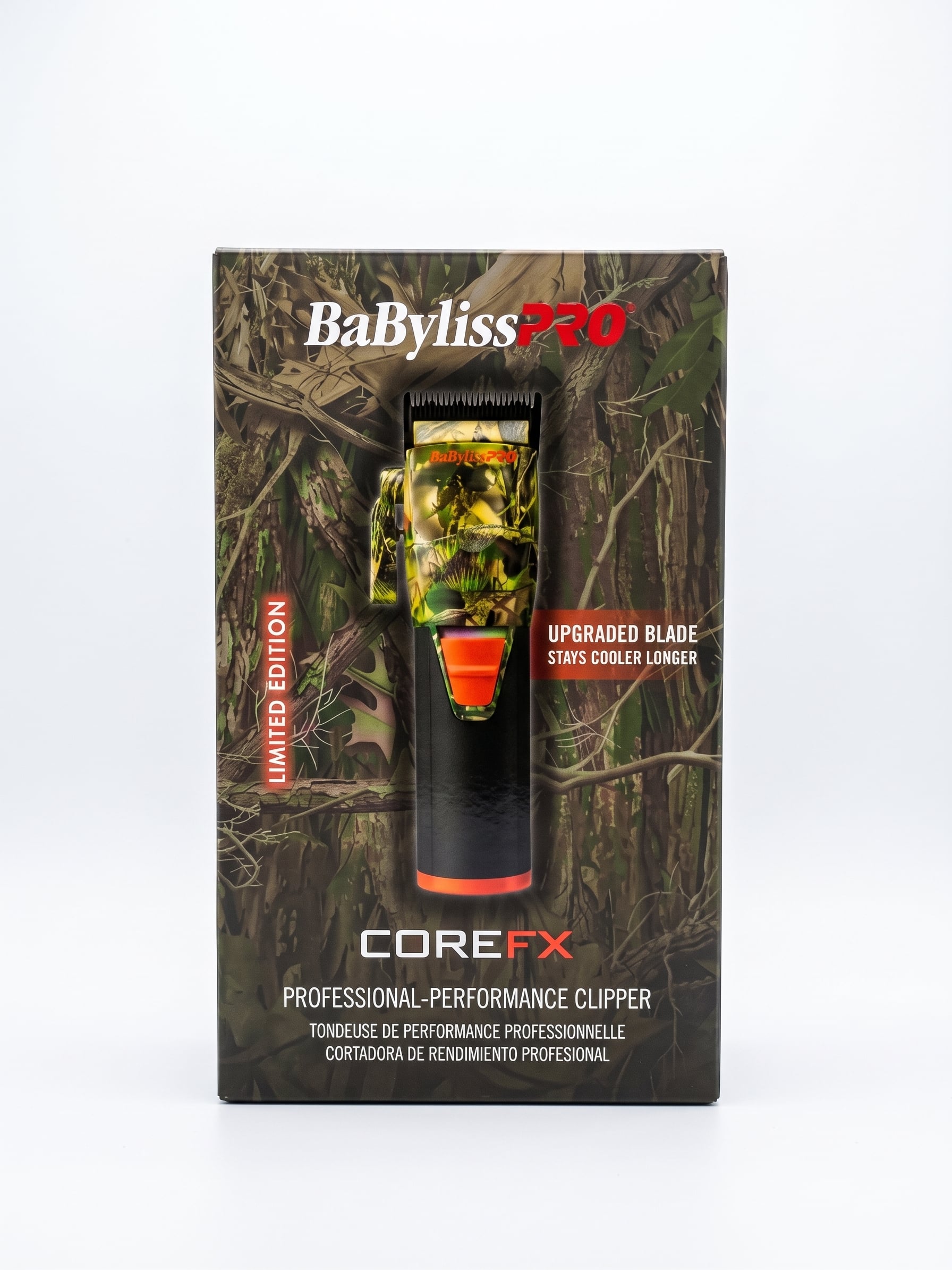 The BaBylissPRO COREFX Professional Clipper Camo (FX86CAM)