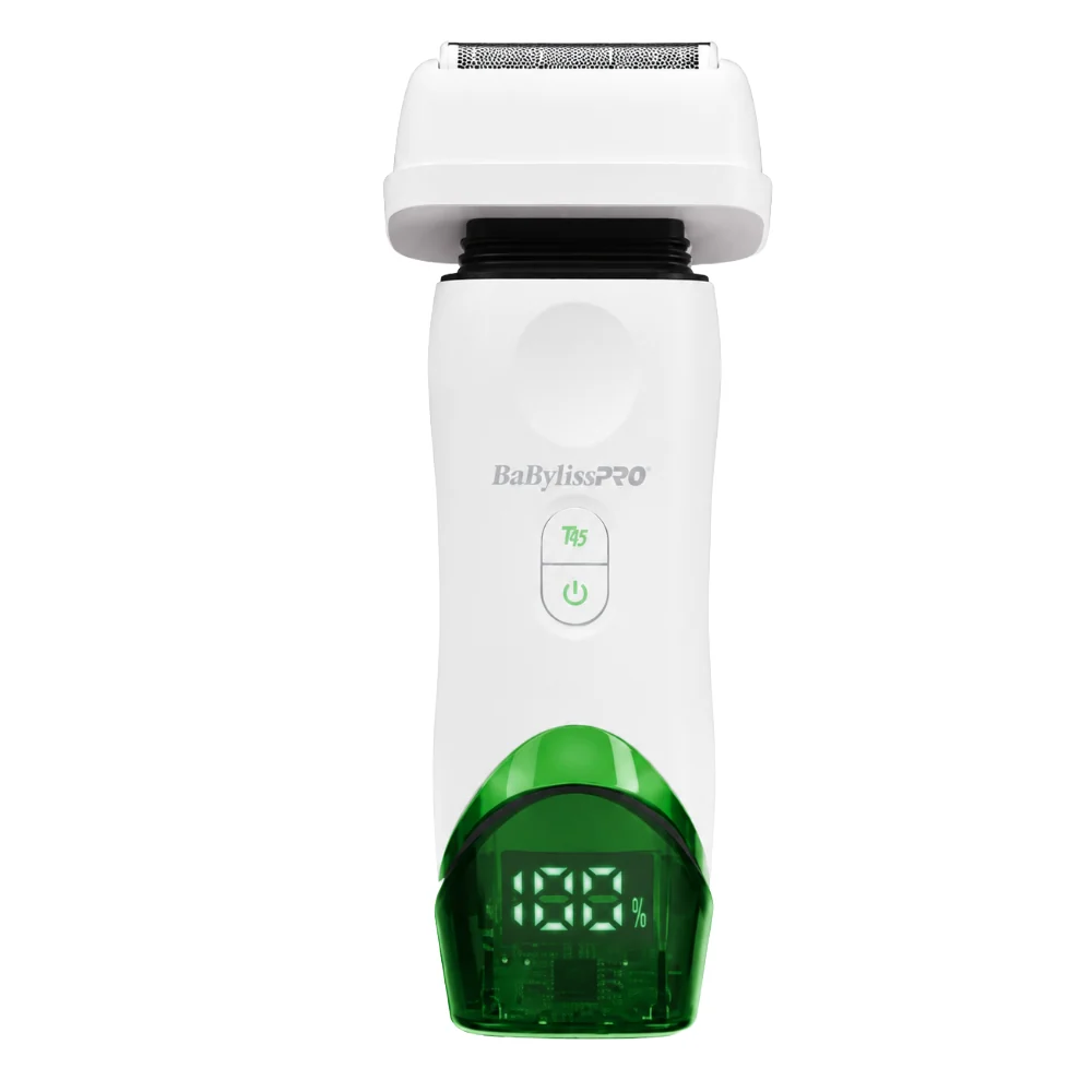 BaBylissPRO x Tomb45 WhiteWireless Charging Double Foil Shaver - Charging base NOT included (FXT45FSTW)