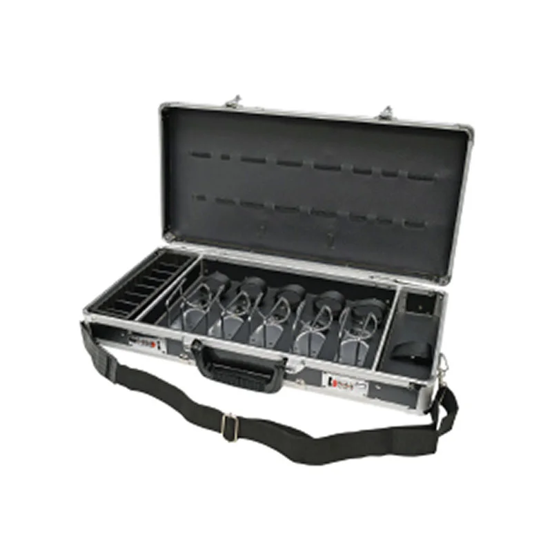 SCALPMASTER BARBER TOOL CASE BLACK/SILVER SC9044